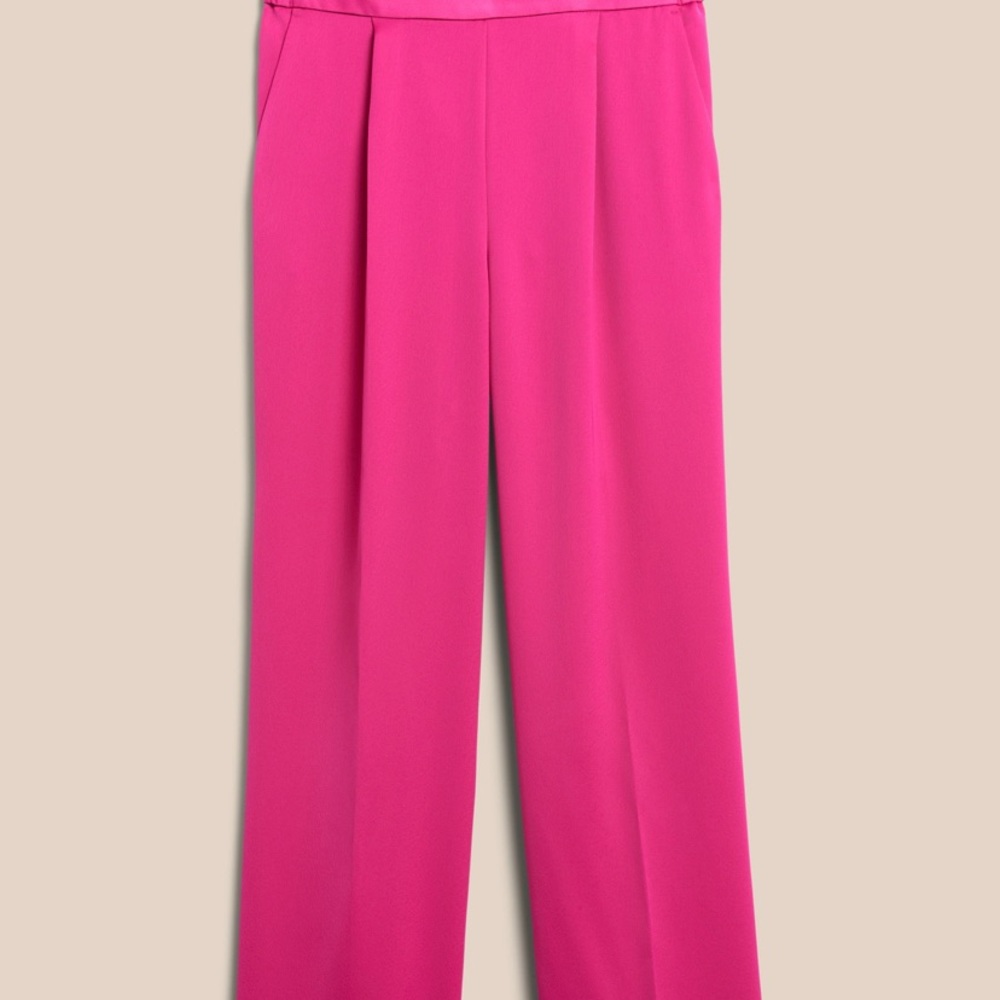Satin Wide Leg Pants